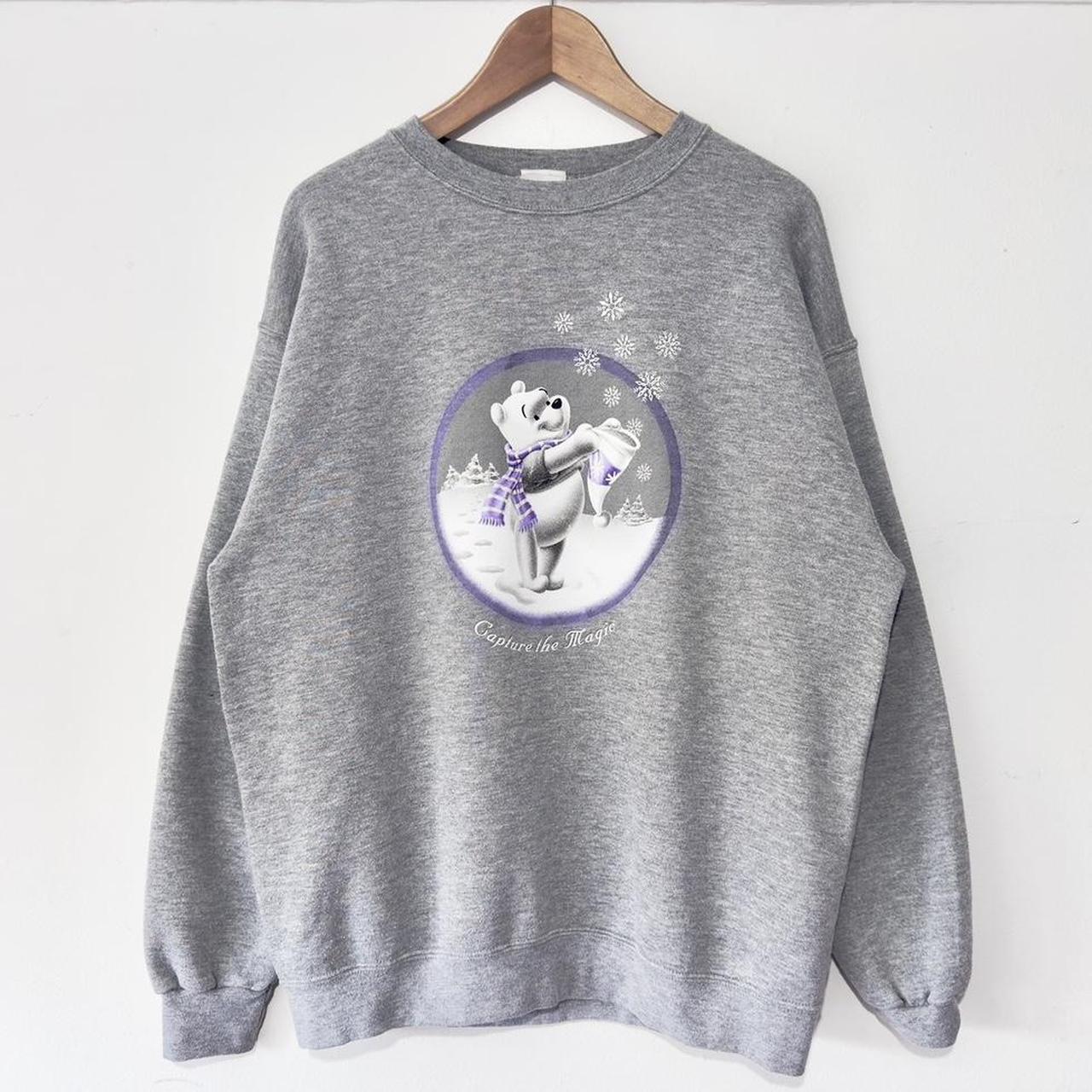 Vintage Winnie the Pooh Capture the Magic Snow 00s Sweatshirt (L)