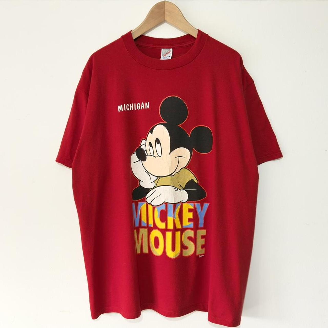 Vintage Mickey Michigan 90s T Shirt (XXL)