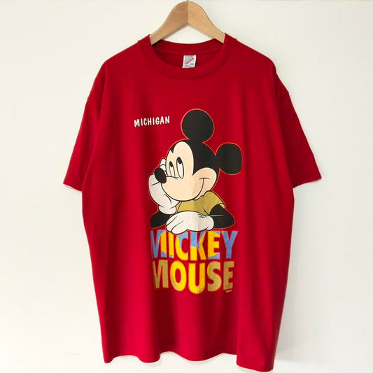 Vintage Mickey Michigan 90s T Shirt (XXL)