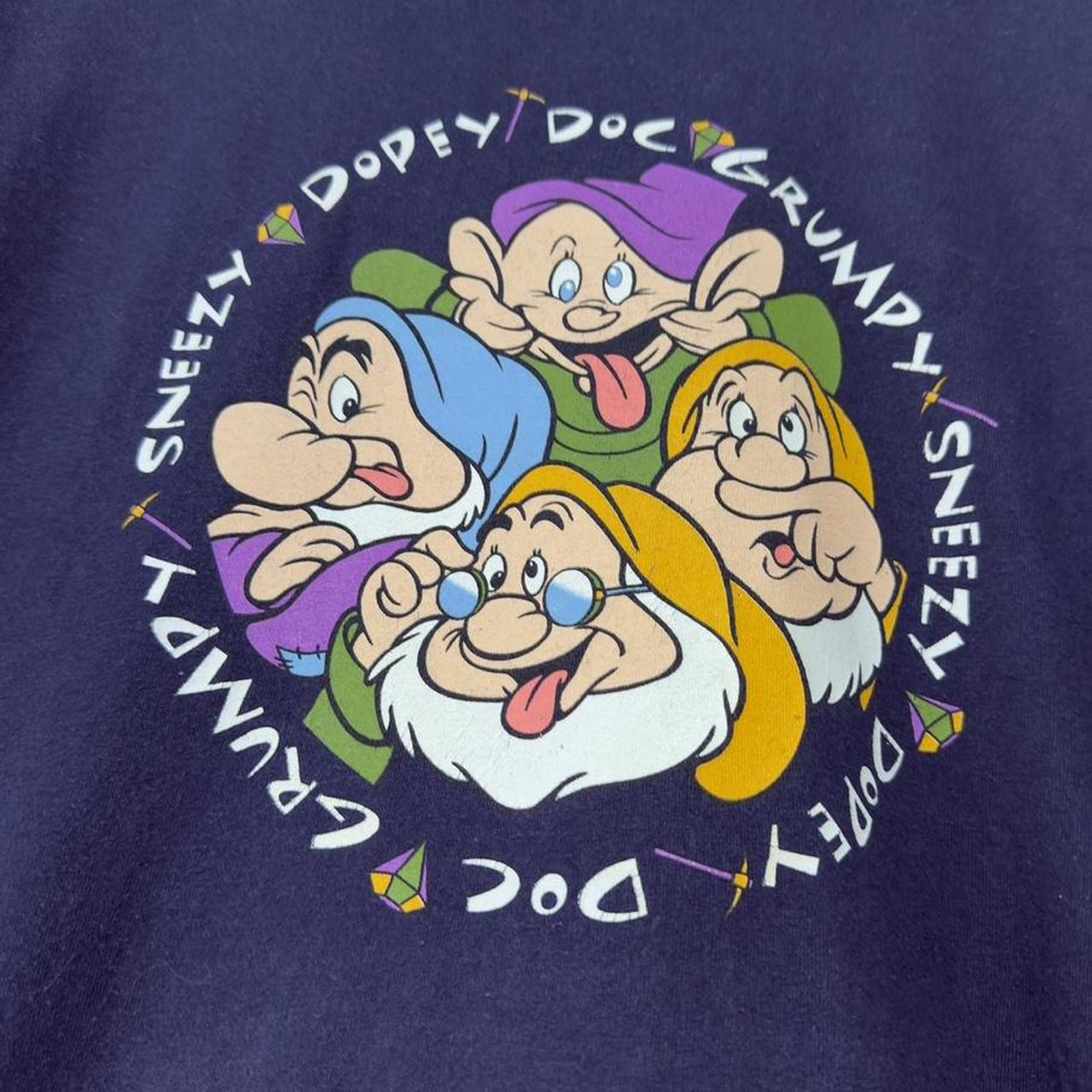 Vintage Seven Dwarfs Disney 90s T Shirt (XXL)