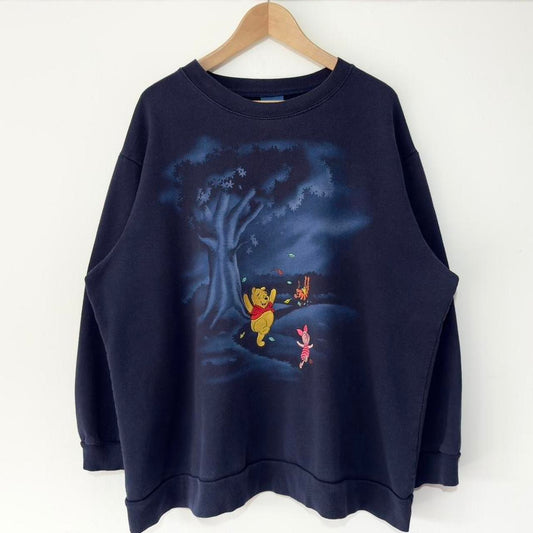 Vintage Pooh, Tigger and Piglet Autumnal Sweatshirt (XXL)