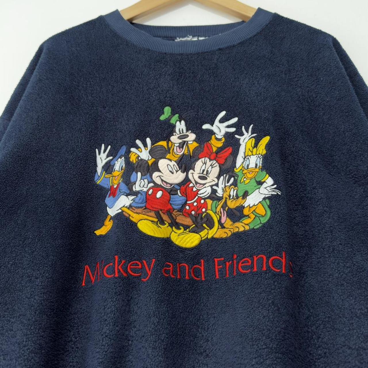 Vintage Mickey & Friends 90s Fleece Sweatshirt (L)