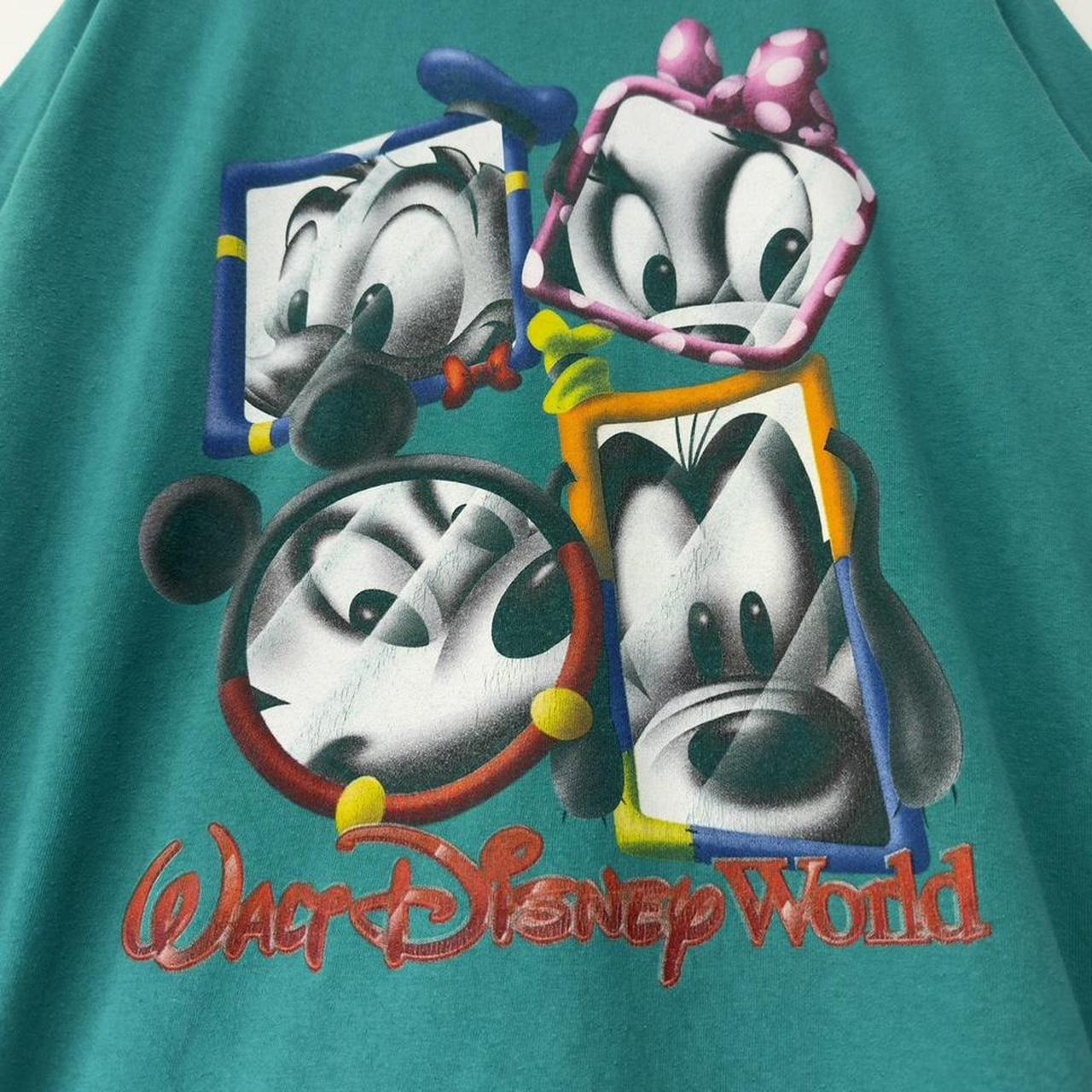 Vintage Walt Disney World Mickey & Friends Faces 90s T Shirt (L)