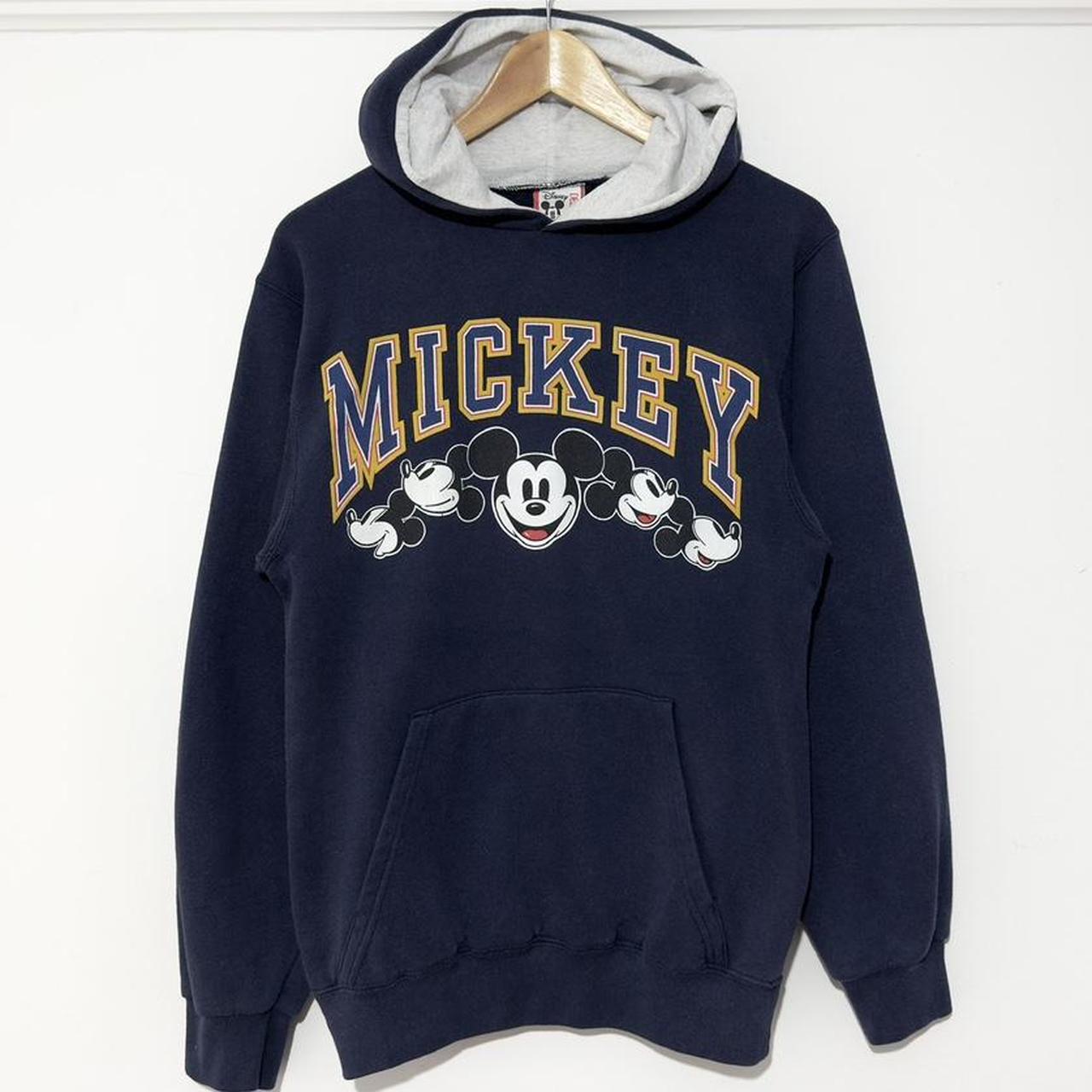 Vintage Mickey Mouse Spell Out 90s Hoodie (XS/S)