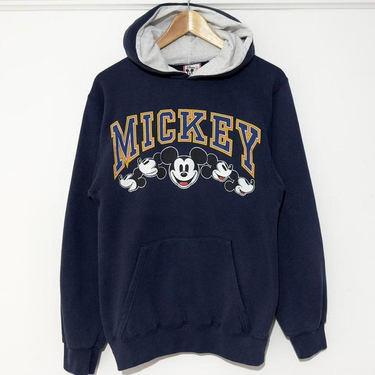 Vintage Mickey Mouse Spell Out 90s Hoodie (XS/S)
