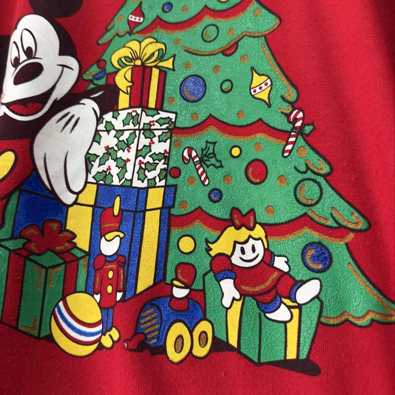 Vintage Mickey Merry Christmas 90s Sweatshirt (XL/XXL)