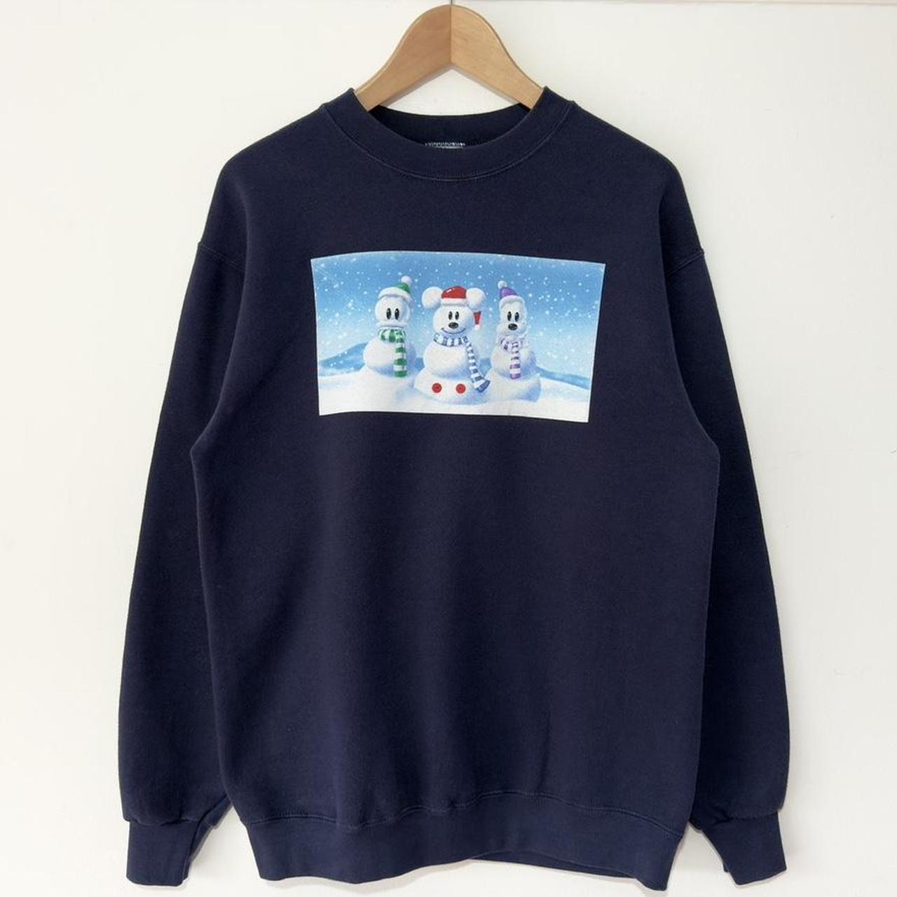 Vintage Mickey & Friends Snowmen 00s Sweatshirt (S/M)