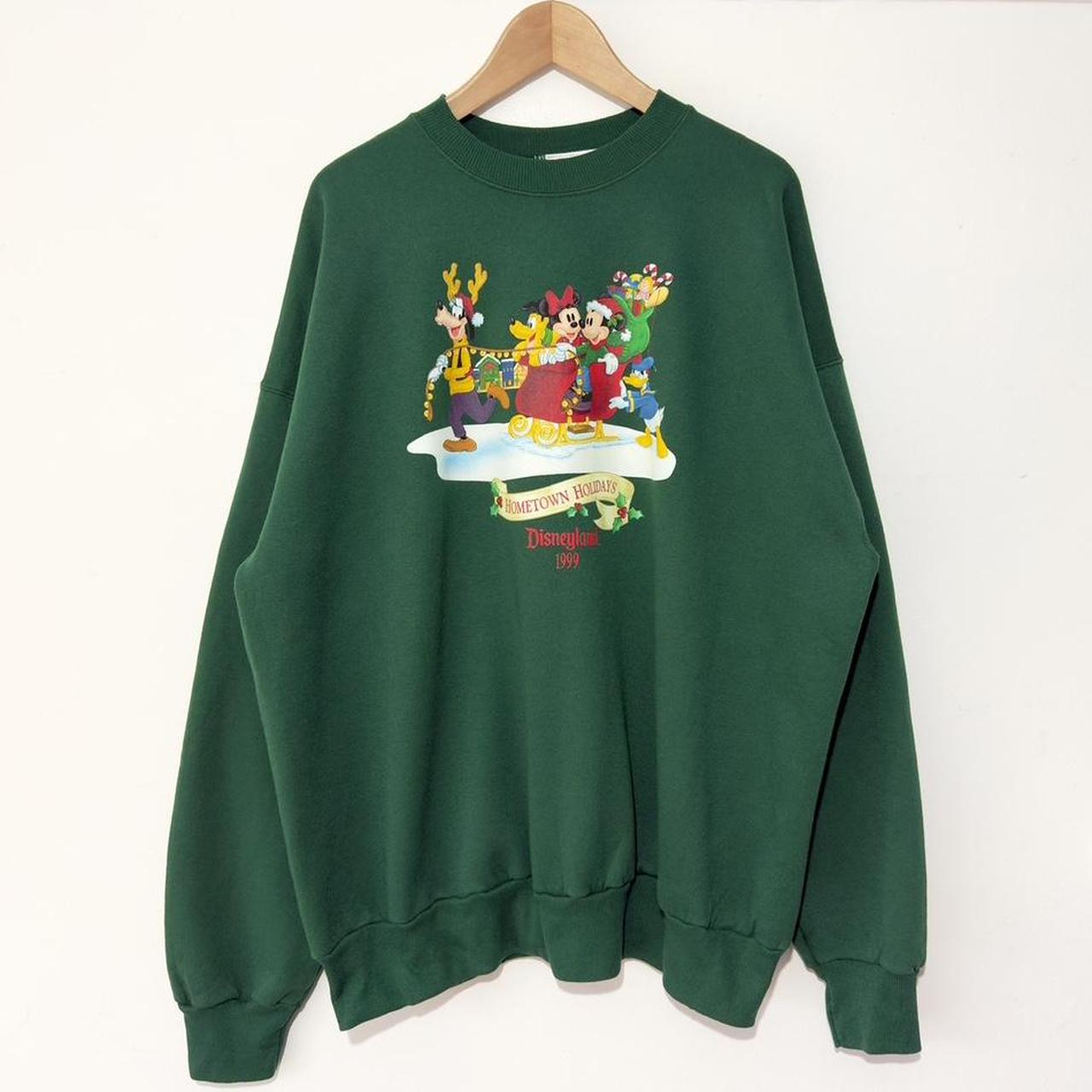 Vintage Disneyland Hometown Holidays Christmas 1999 Sweatshirt (XXL)