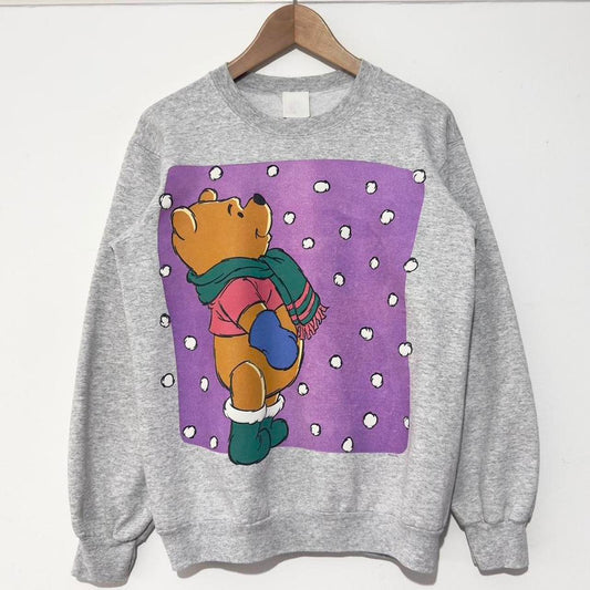 Vintage Winnie the Pooh Snowy 90s Sweatshirt (S)