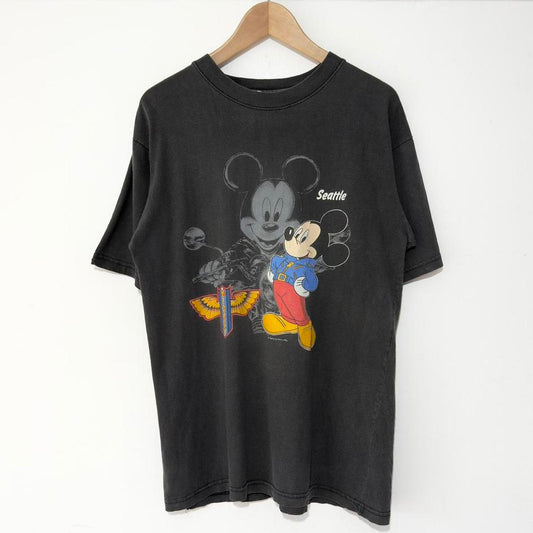 Vintage Biker Mickey Seattle 90s T Shirt (L)