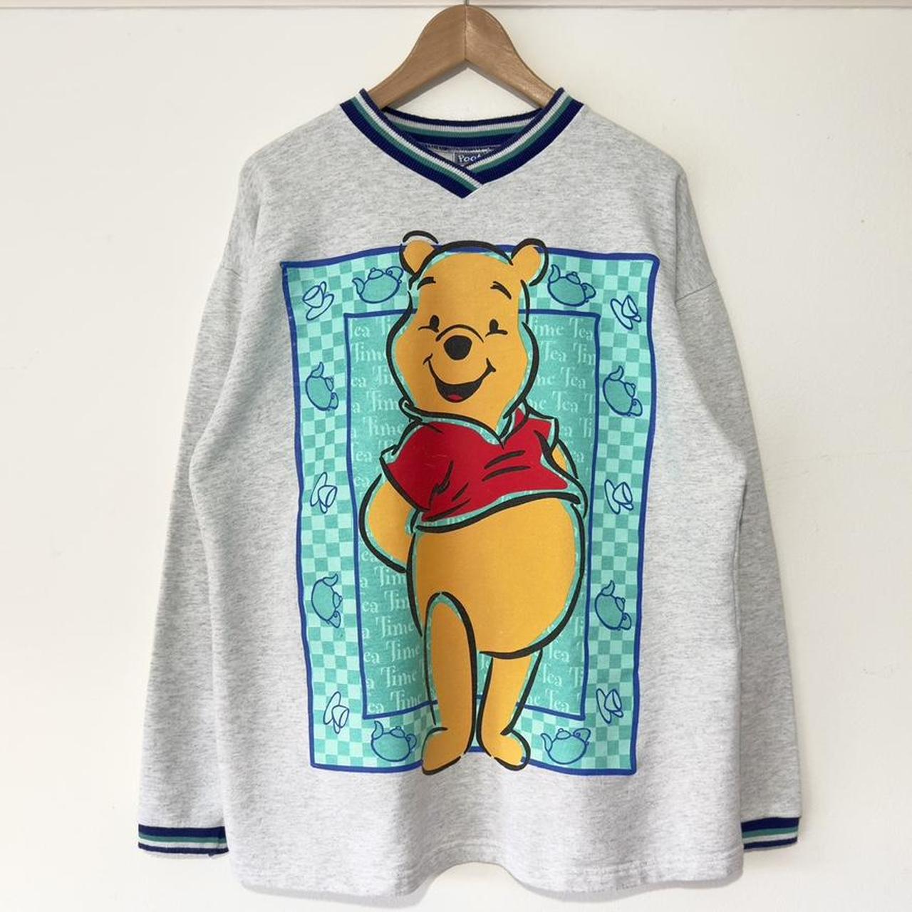 Vintage Winnie the Pooh Tea Time 90s Sweatshirt (L)