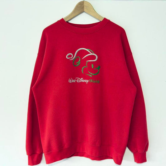Vintage Walt Disney World Santa 00s Sweatshirt (L)