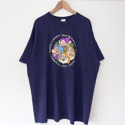 Vintage Seven Dwarfs Disney 90s T Shirt (XXL)