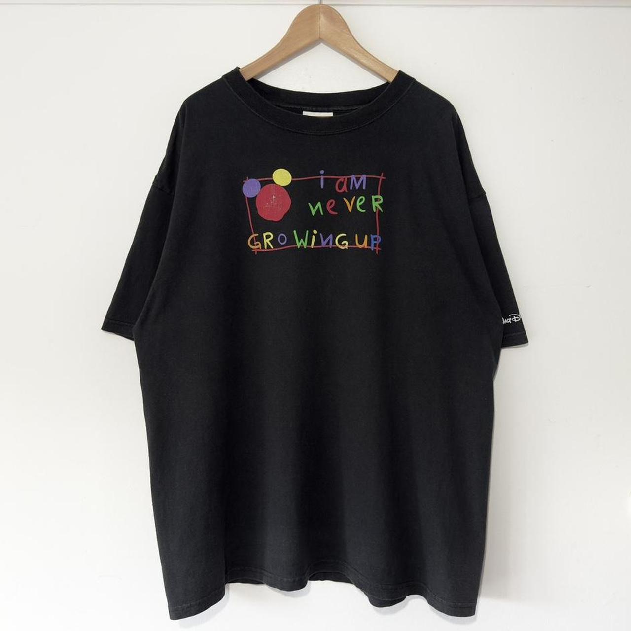 Vintage Walt Disney World I Am Never Growing Up 00s T Shirt (XXL)