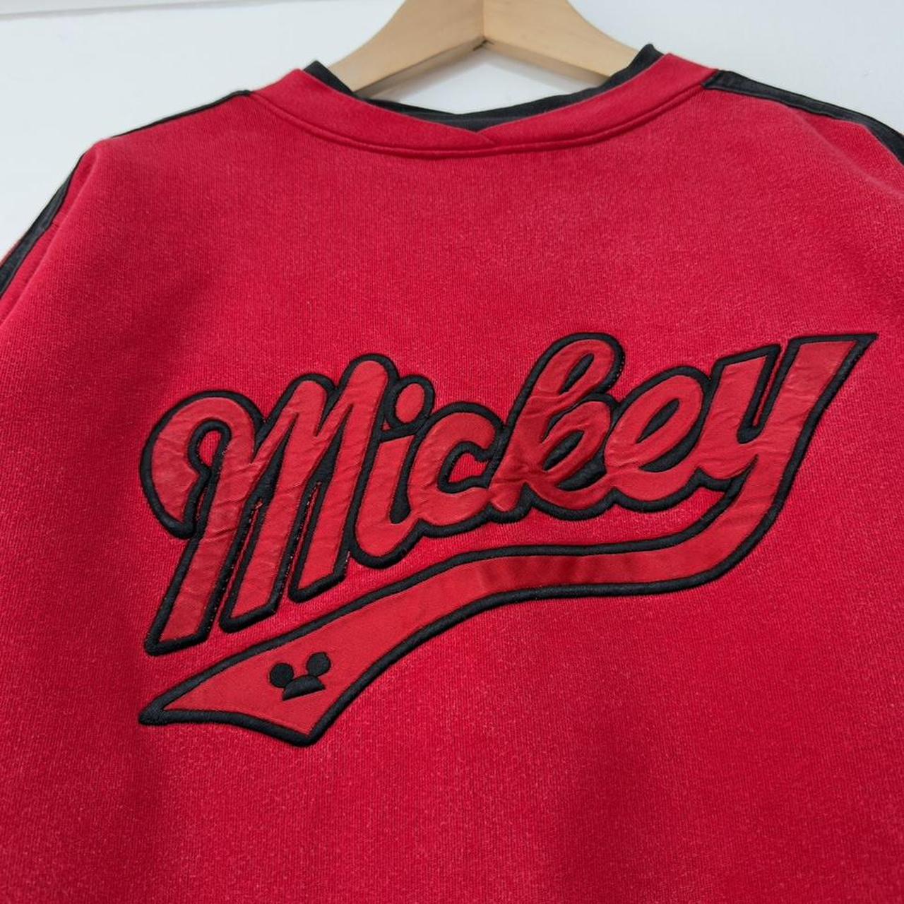 Vintage Mickey Spell Out 90s Sweatshirt (Boxy S)