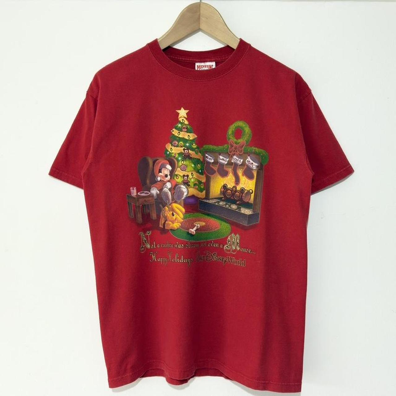 Vintage Walt Disney World Christmas Evening 90s T Shirt (S)