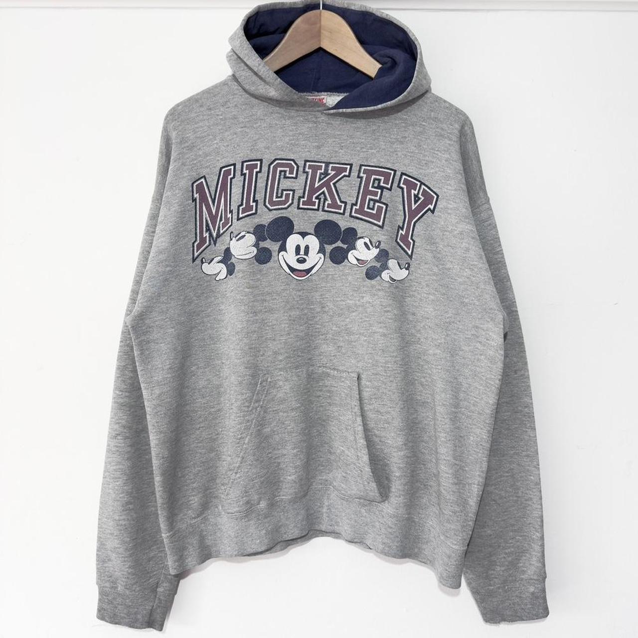 Vintage Mickey Spell Out 90s Hoodie (L)