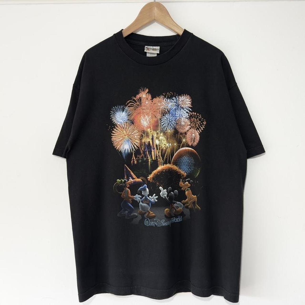 Vintage Walt Disney World Fireworks 00s T Shirt (XL)