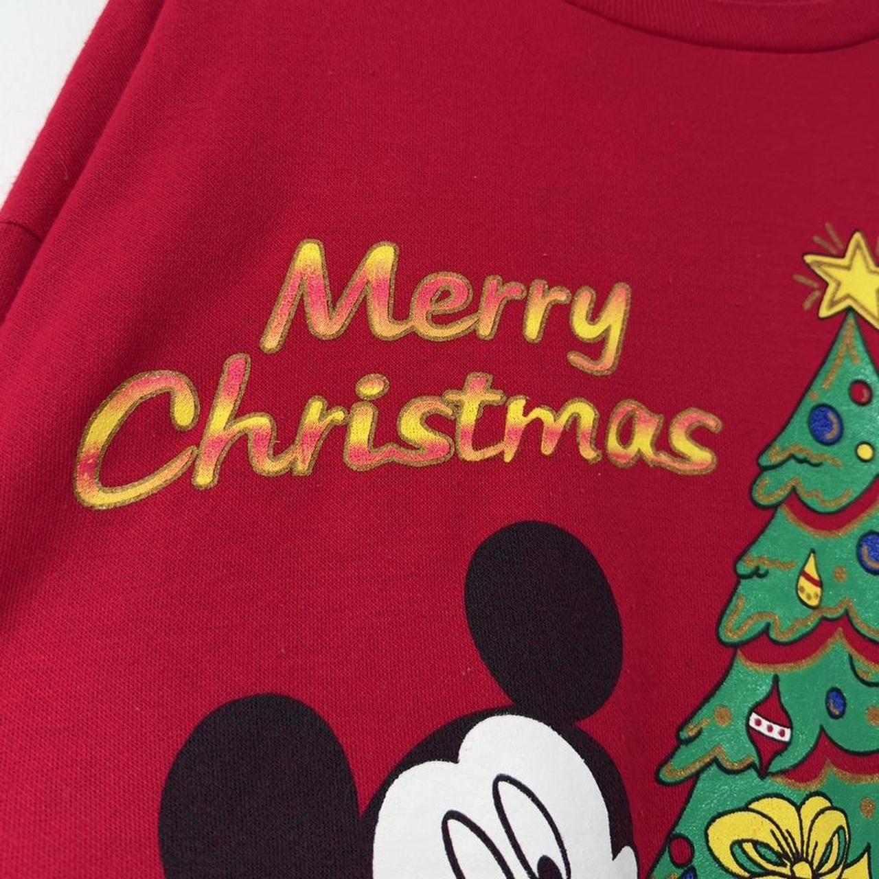 Vintage Mickey Merry Christmas 90s Sweatshirt (XL/XXL)
