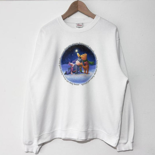 Vintage Pooh & Friends Snowy Days 00s Sweatshirt (L)