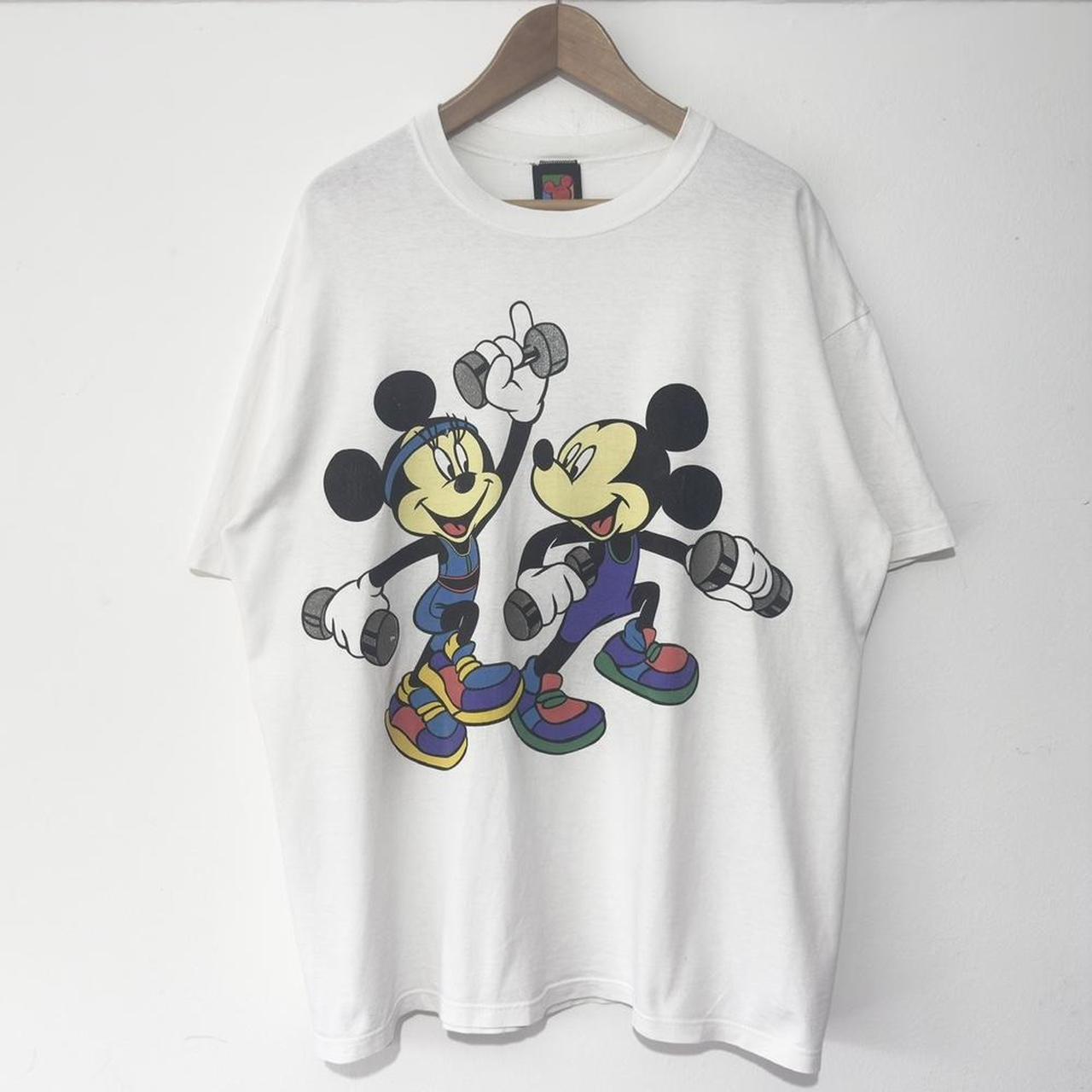 Vintage Mickey & Minnie Gym 90s T Shirt (XL)