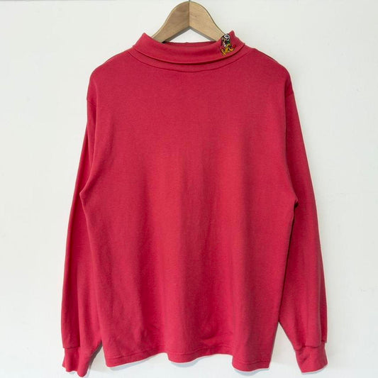 Vintage Mickey & Pluto 90s Roll Neck Long Sleeve (M/L)