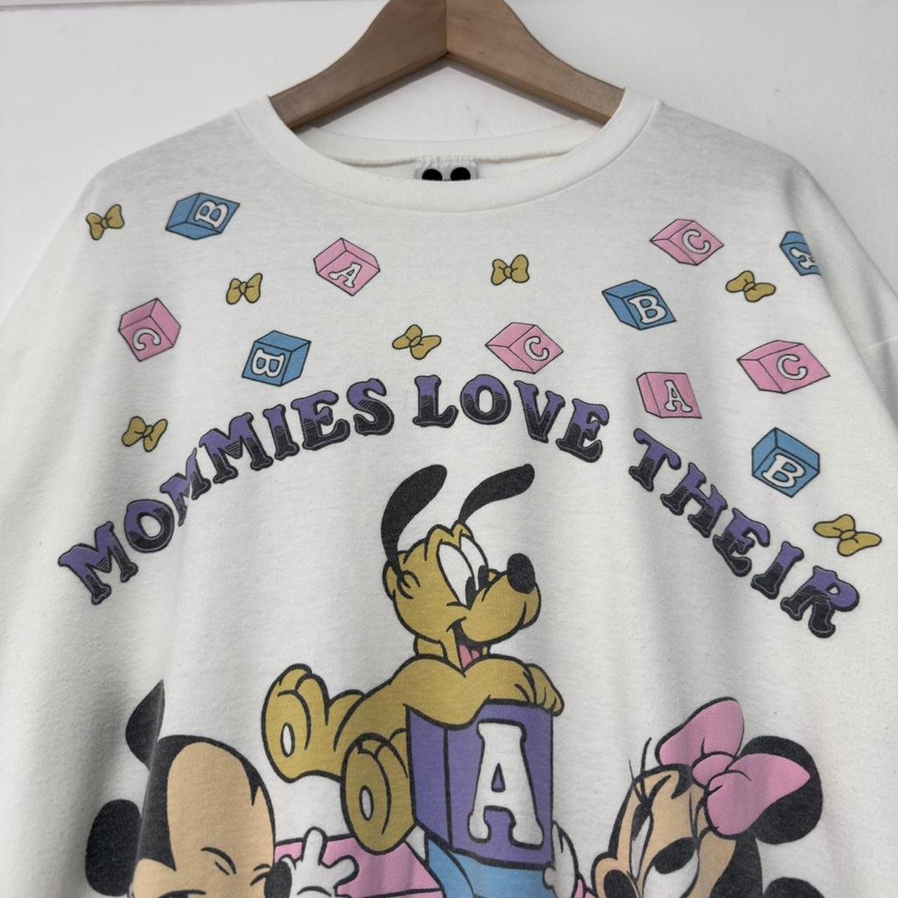 Vintage Mommies Love Their Disney Babies 90s T Shirt (XL)