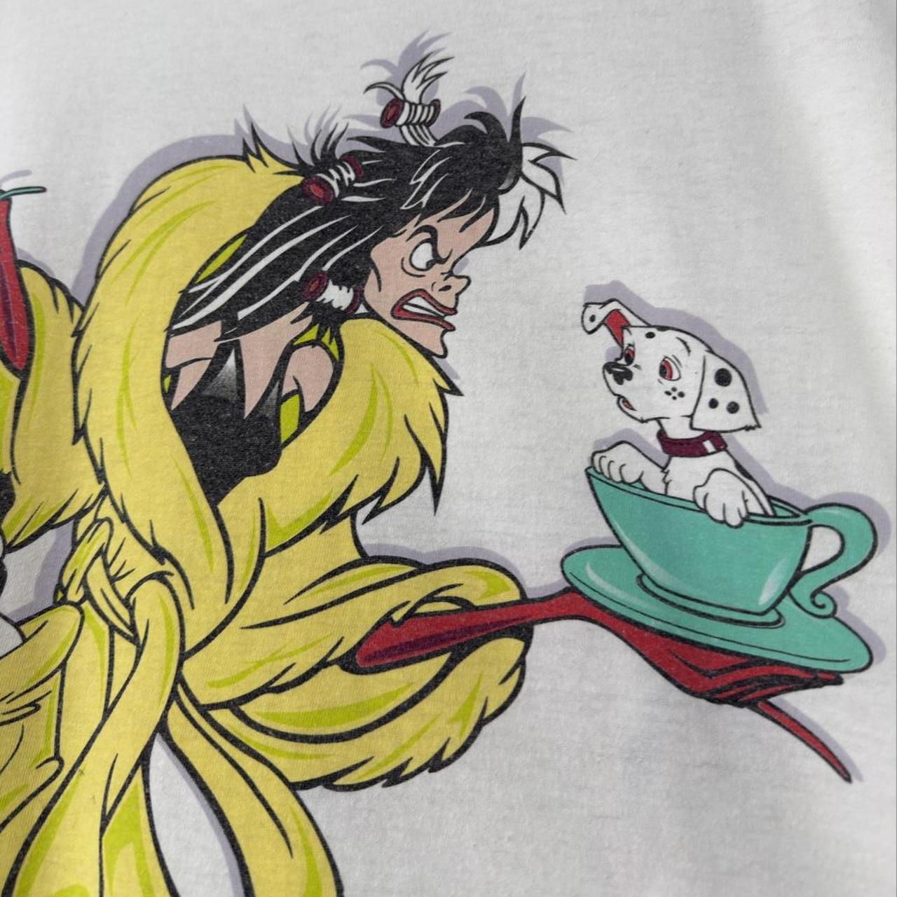 Vintage Cruella De Vil Disney Store 90s T Shirt (XXL/XXXL)