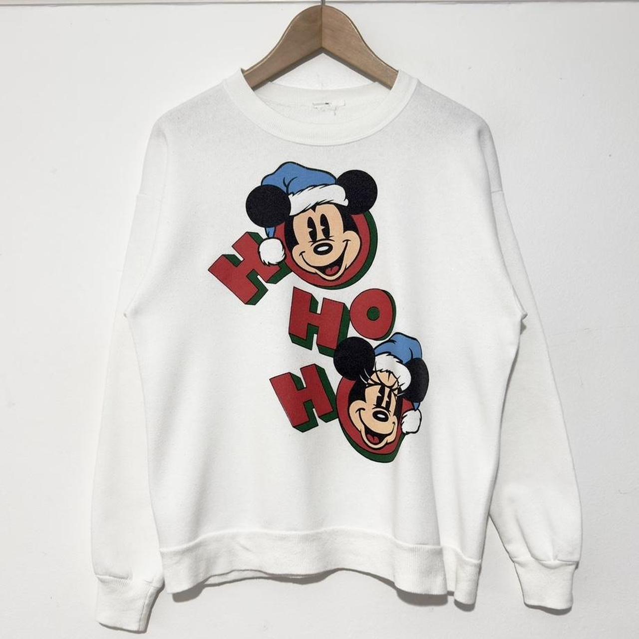Vintage Mickey & Minnie Ho Ho Ho Christmas 90s Sweatshirt (S)