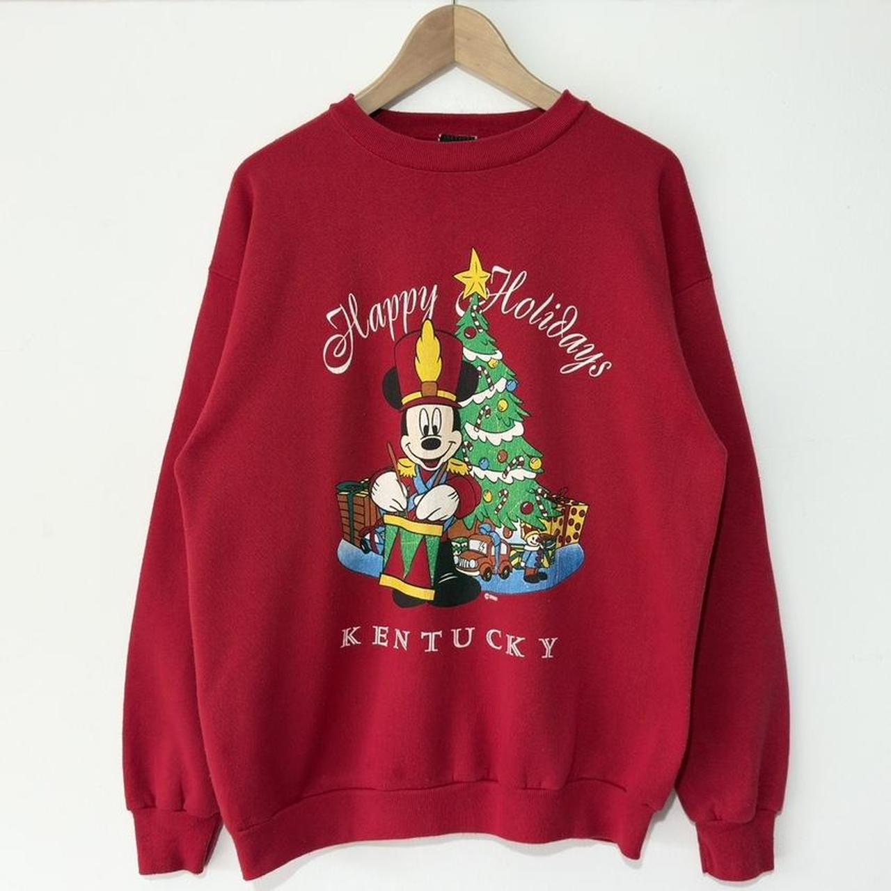 Vintage Mickey Happy Holidays Christmas 90s Sweatshirt (M)