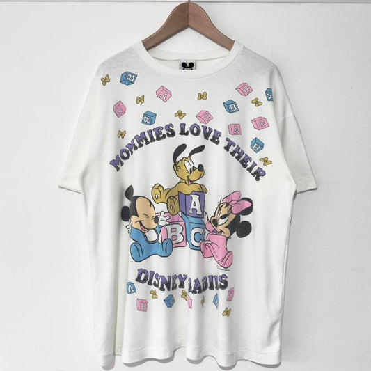 Vintage Mommies Love Their Disney Babies 90s T Shirt (XL)