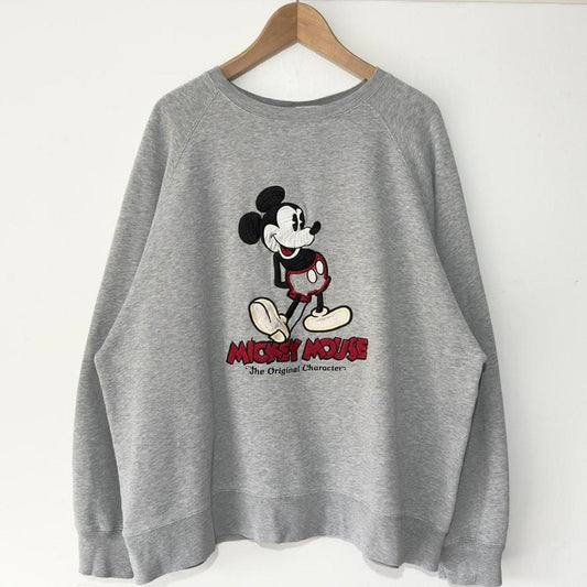 Vintage Mickey Mouse Embroidered 00s Sweatshirt (XL/XXL)