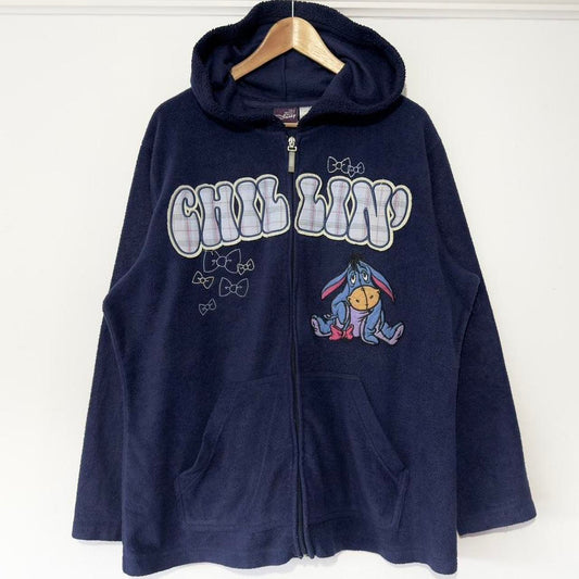 Disney Eeyore Chillin' Fleece 00s Hoodie (XL)