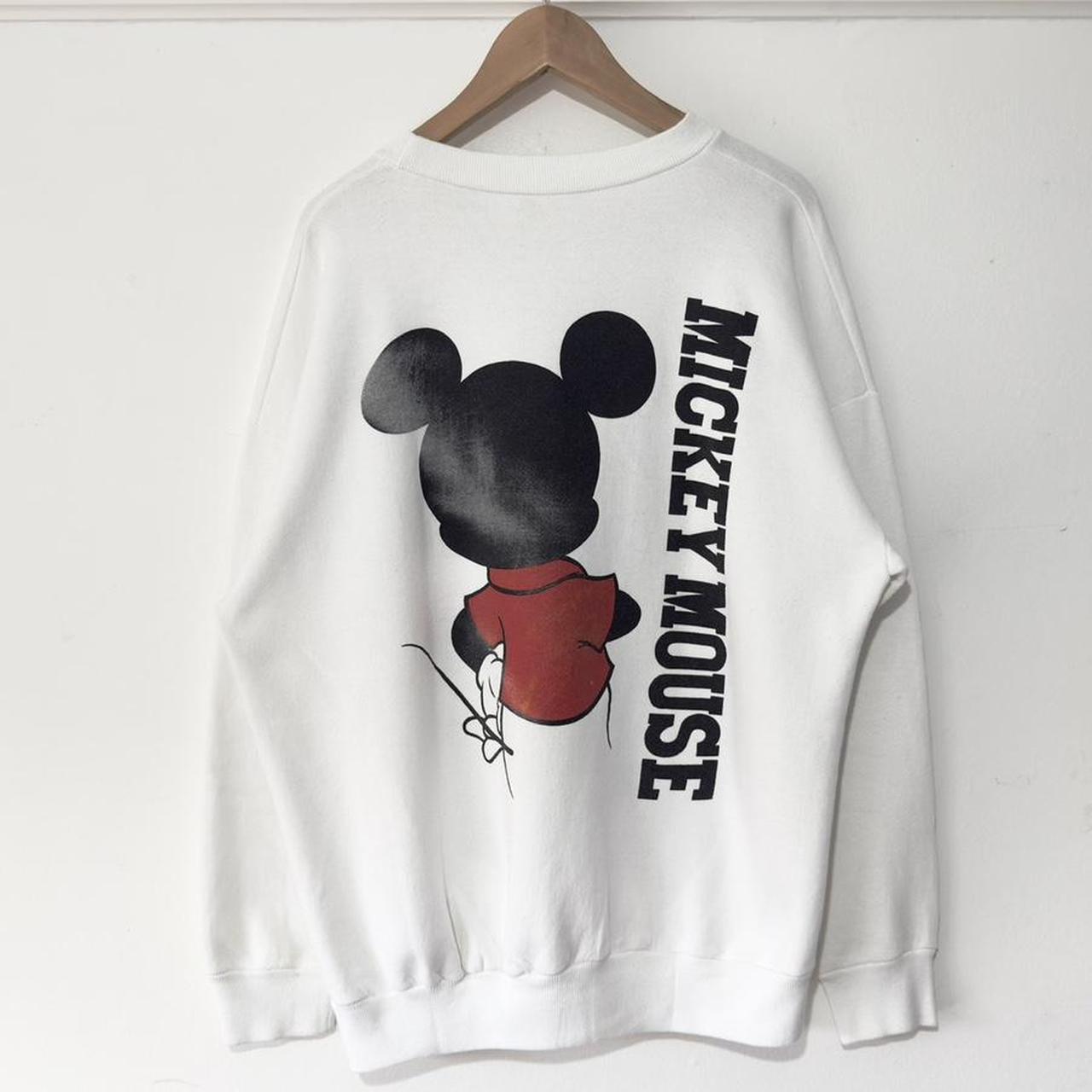 Vintage Mickey Mouse Back & Front 80s Sweatshirt (L)