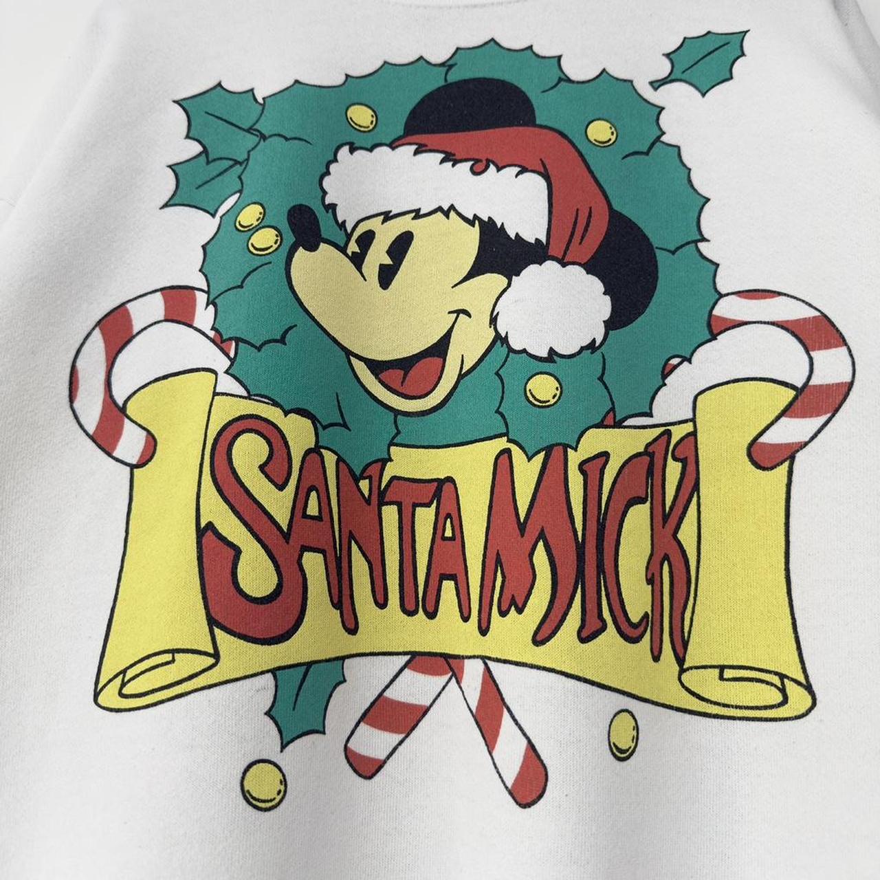 Vintage Santa Mickey 90s Sweatshirt (L)
