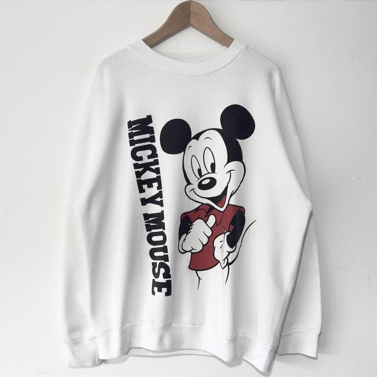 Vintage Mickey Mouse Back & Front 80s Sweatshirt (L)
