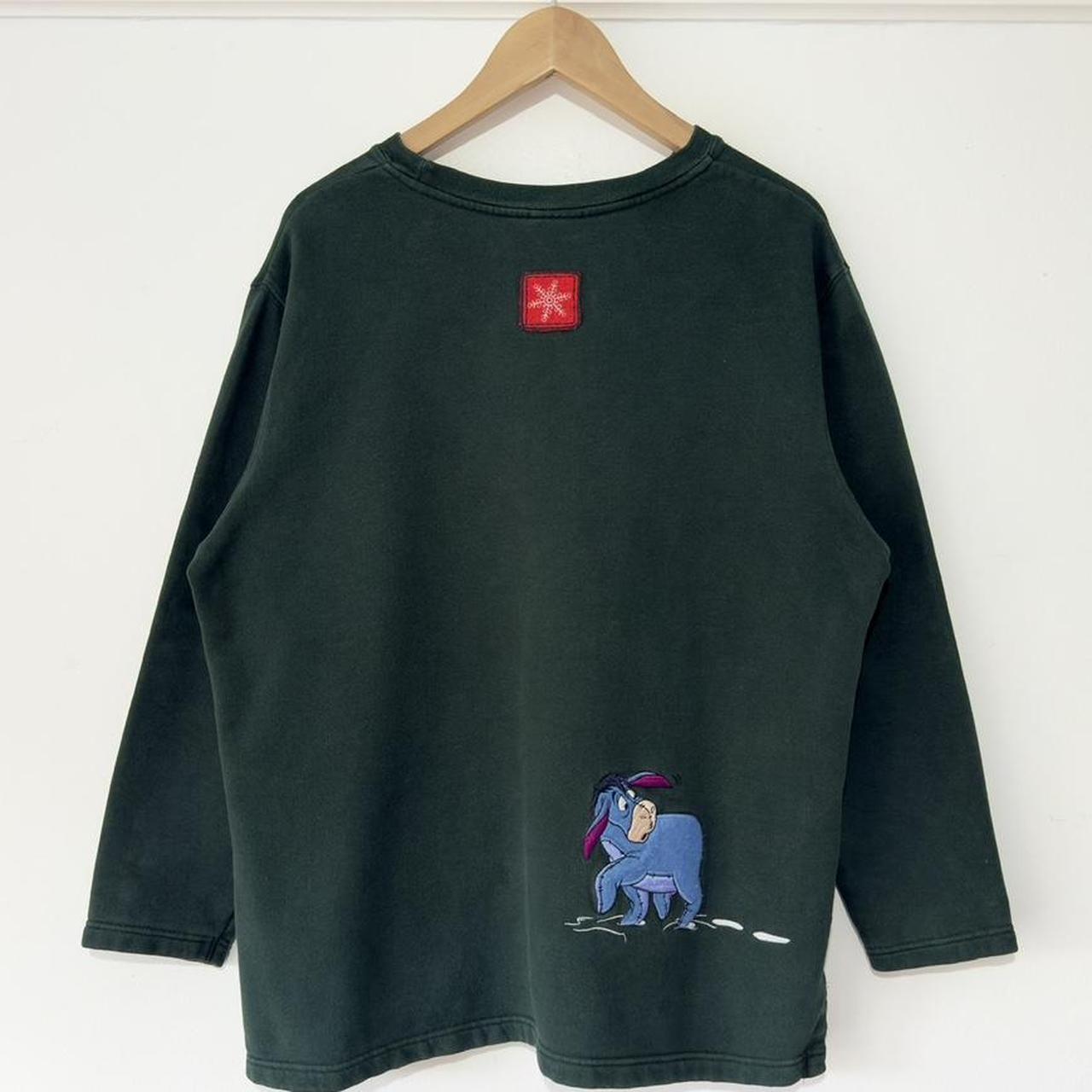 Vintage Pooh & Friends Snowy Footsteps 00s Sweatshirt (L)