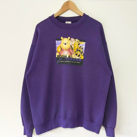 Vintage Pooh & Tigger 00s Sweatshirt (L)