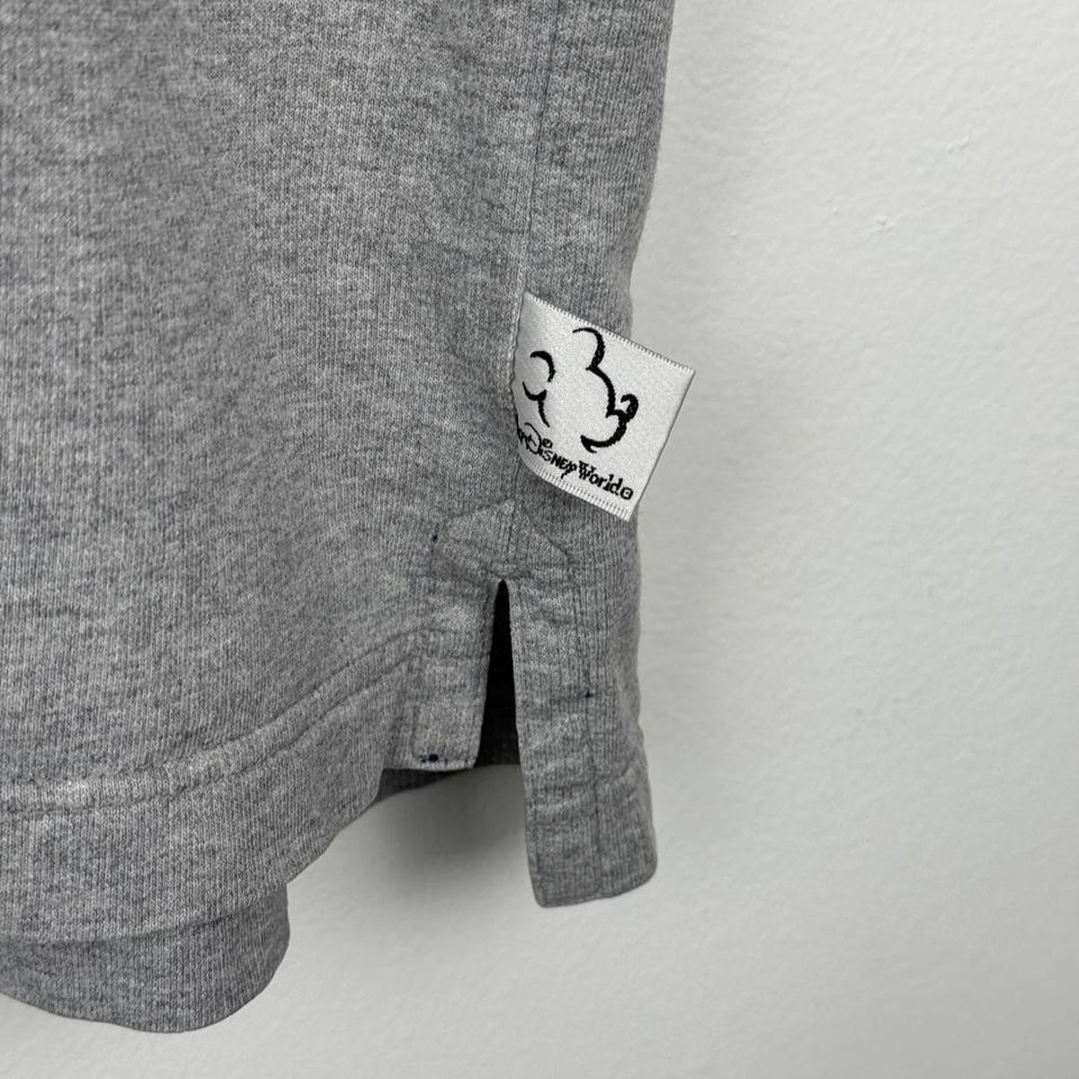 Vintage 00s Mickey Mouse Grey Pocket Polo Shirt (XL)