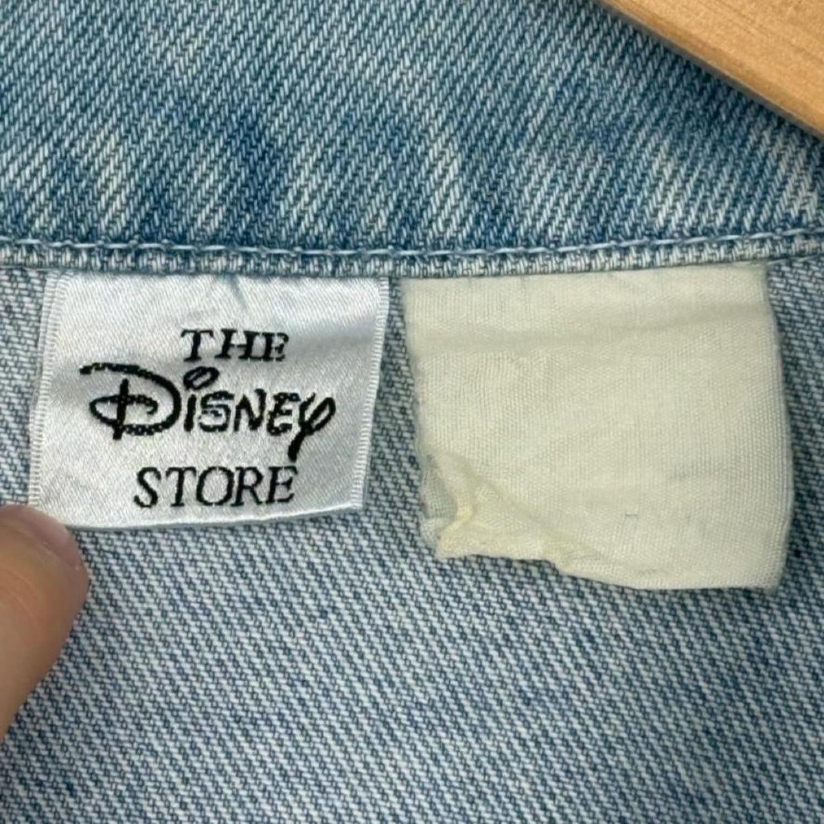 Vintage 90s Mickey & Friends Embroidered Blue Denim Jacket (XL)