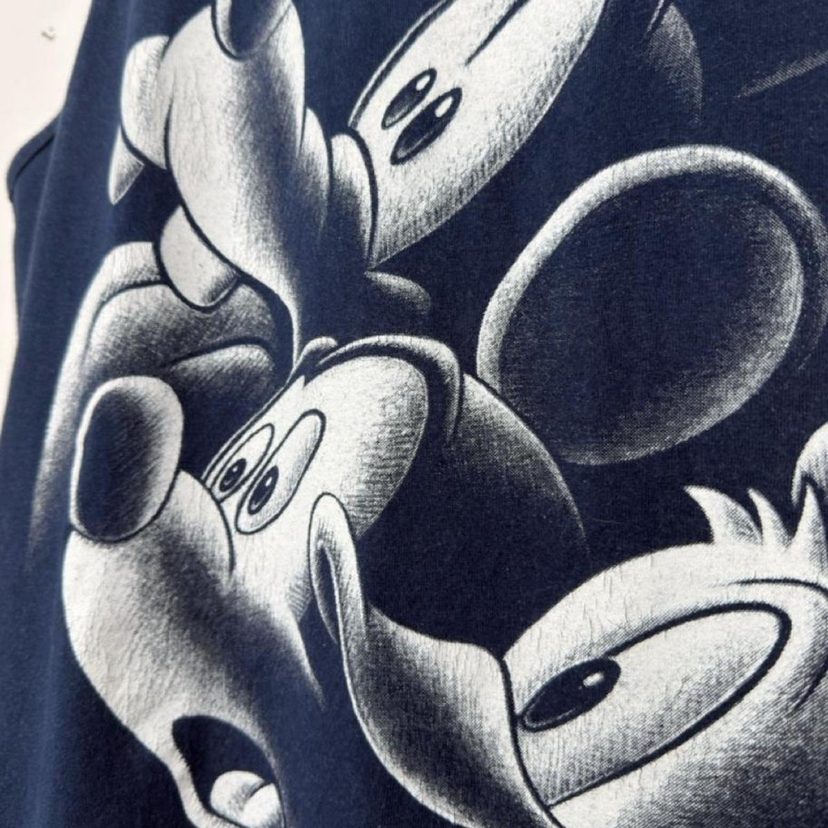 Vintage 90s Mickey, Donald & Goofy Orlando Florida Navy Tank Vest Top (L)