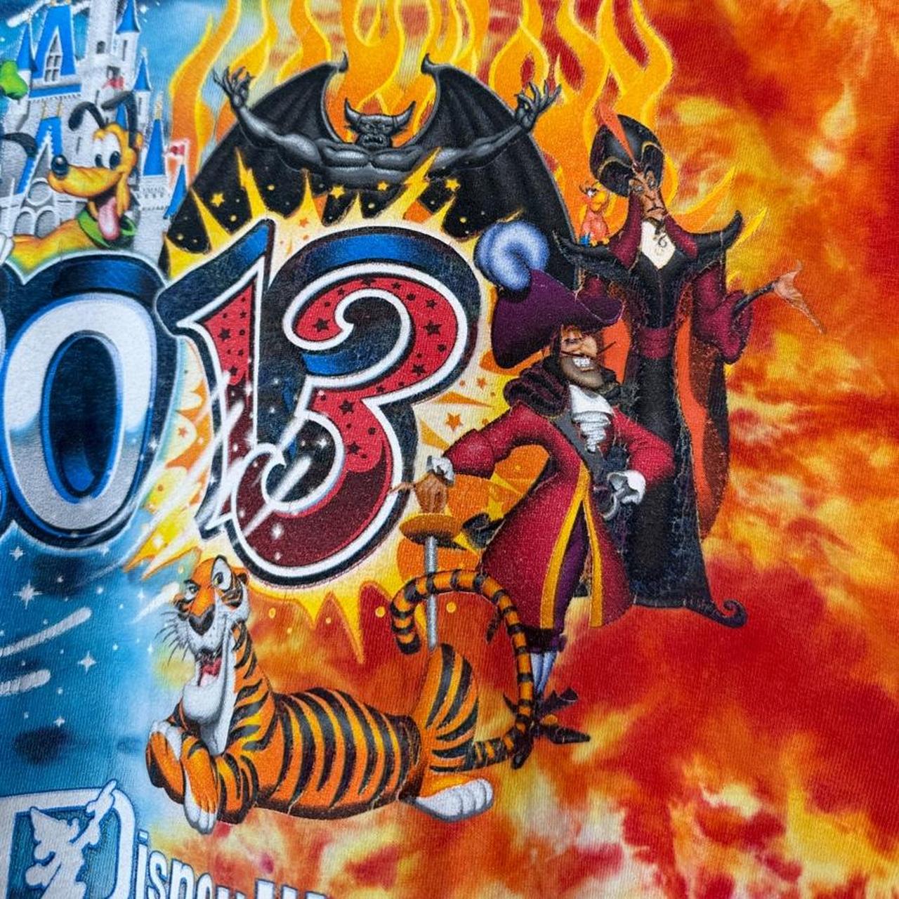 Walt Disney World 2013 Tie Dye T Shirt (L)