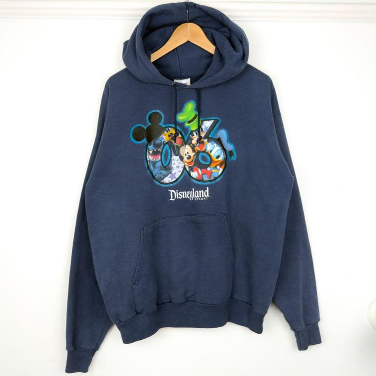 Vintage 2006 Disneyland Navy Blue Hoodie (L)