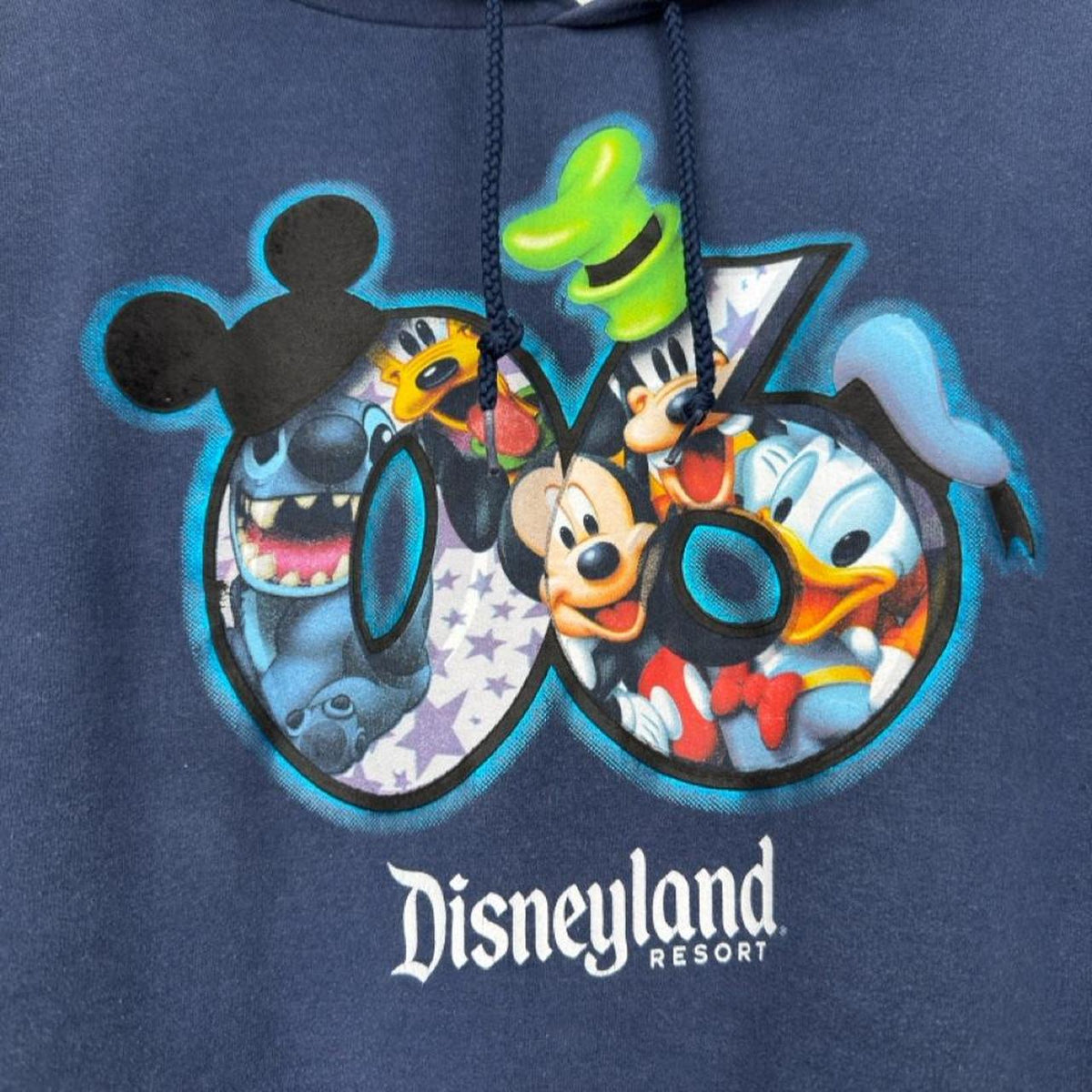 Vintage 2006 Disneyland Navy Blue Hoodie (L)