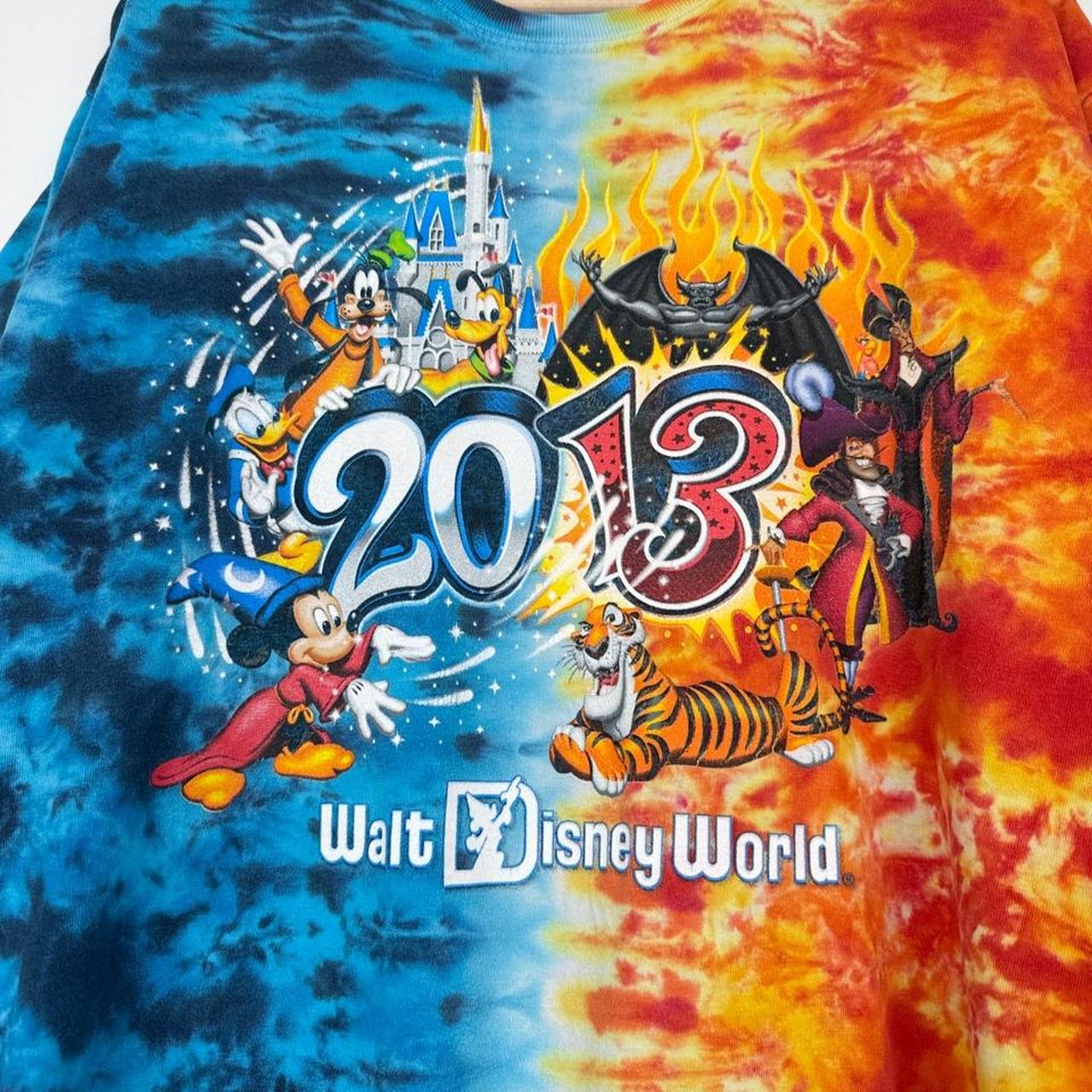 Walt Disney World 2013 Tie Dye T Shirt (L)
