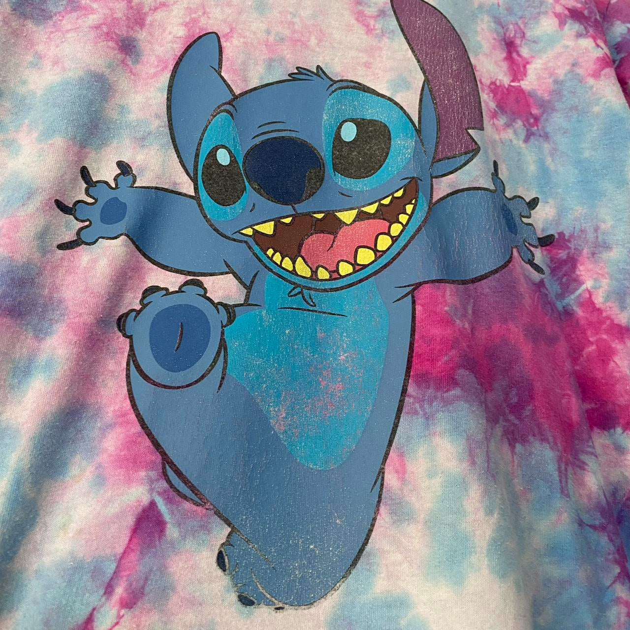 Disney Stitch Tie Dye T Shirt (M)