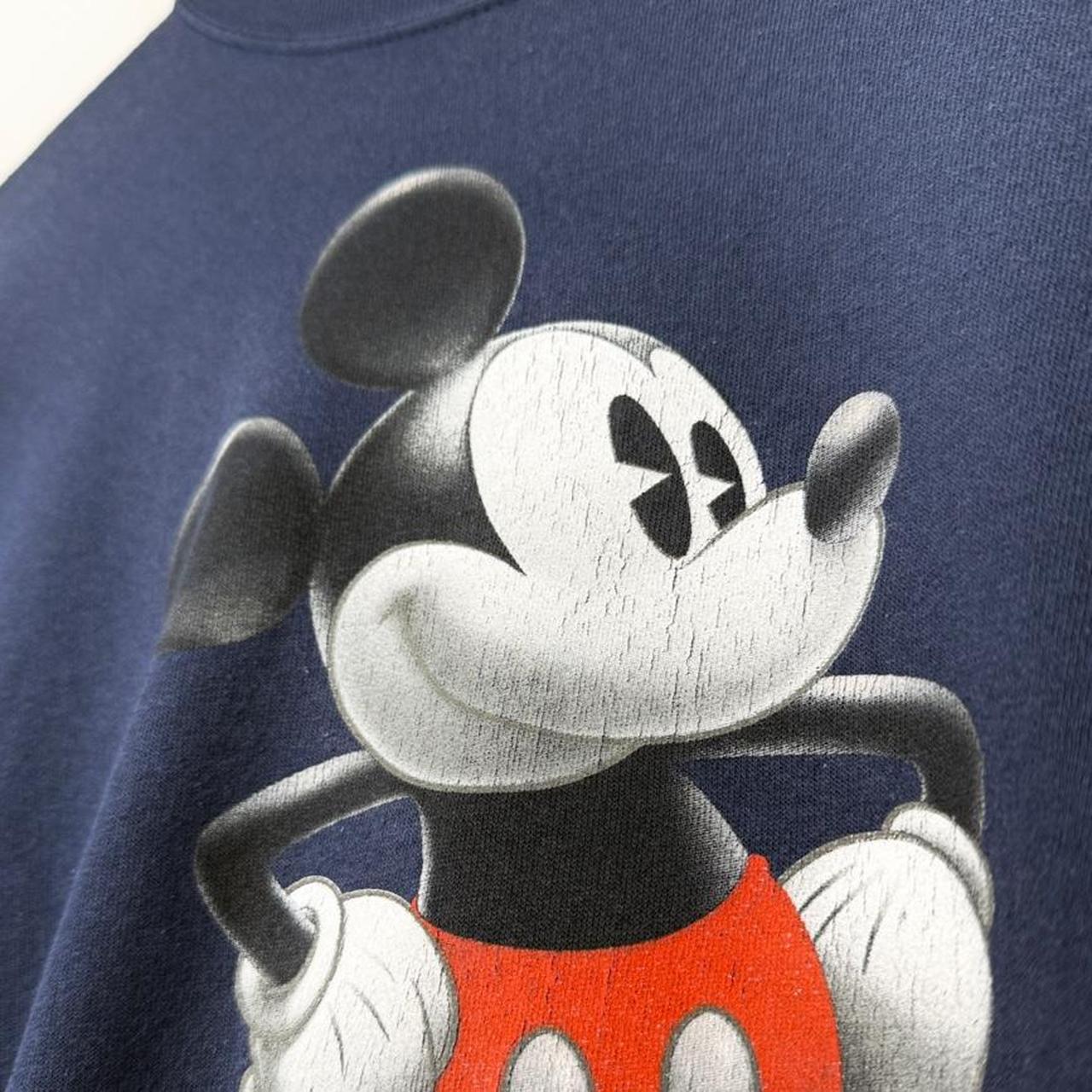 Vintage 00s Disneyland Mickey Mouse Navy Blue Sweatshirt (XL)