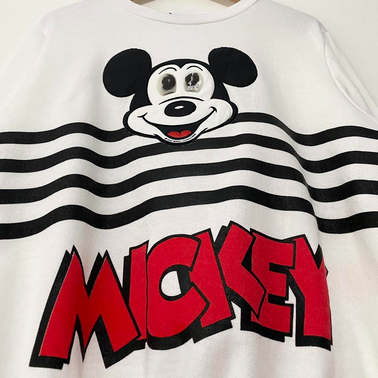 Vintage Mickey Mouse Eyes 80s Sweatshirt (Petite M)