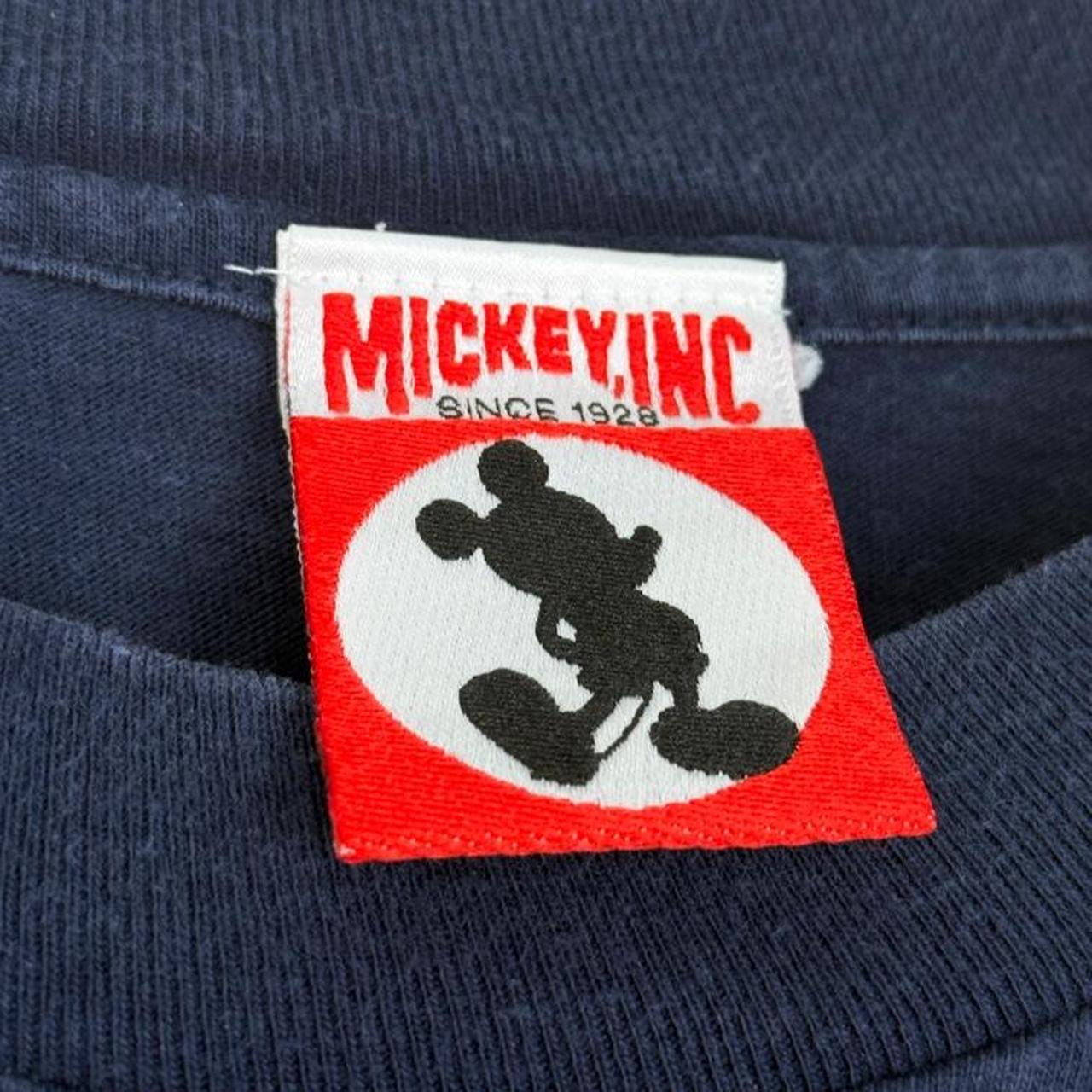 Vintage 90s Disneyland Mickey Mouse Est. 1955 Navy Blue T Shirt (XL)