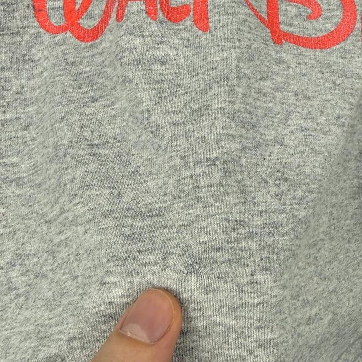Vintage 00s Walt Disney World Mickey Grey T Shirt (S)